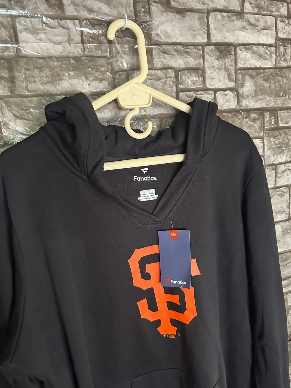 NWT Fanatics San Francisco Giants Black Pull Over Hooded Sweatshirt Womens 3X - Picture 6 of 9